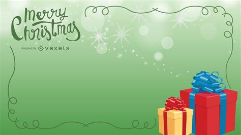 VECTOR CHRISTMAS GIFTS BACKGROUND Vector Download