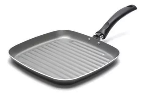 Bifera Plancha Grill Cm Tramontina Turim Color Negro