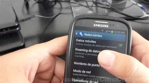 Cómo activar y desactivar Roaming del Samsung Galaxy S3 español YouTube