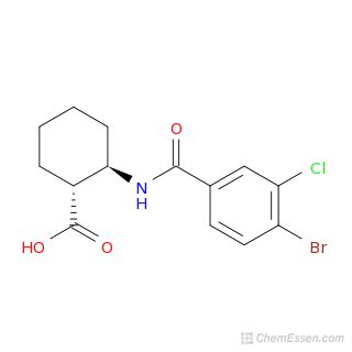 Bromo Chlorobenzene Amido Cyclohexane Carboxylic Acid