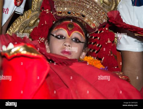 Living goddess kumari hi-res stock photography and images - Alamy