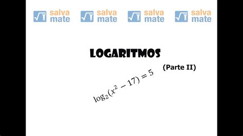 LOGARITMOS PARTE 2 SISTEMA DECIMAL Y NEPERIANO YouTube