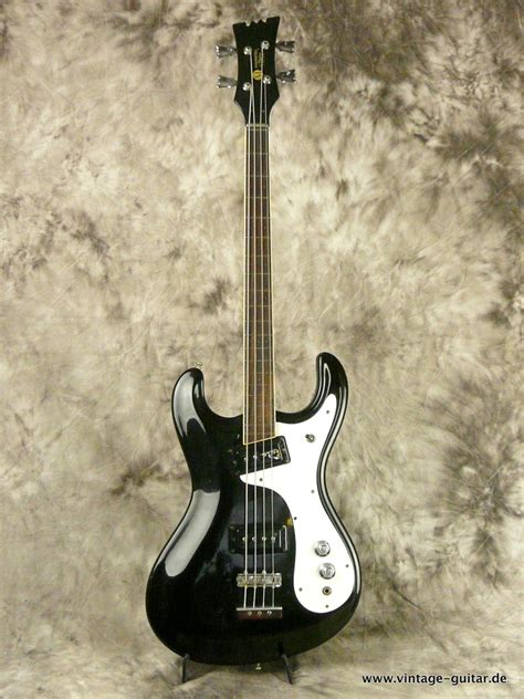 Mosrite Ventures Bass 1970 Black Bass For Sale Vintage Guitar Oldenburg