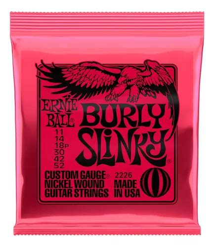 Ernie Ball Cuerdas Guit Eléctrica Slinky Nickel Wound 11 52 Cuotas