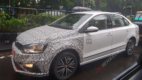 Volkswagen Polo And Vento Facelift Spied Testing DriveSpark News