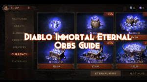 Diablo Immortal Eternal Orbs Guide Pillar Of Gaming