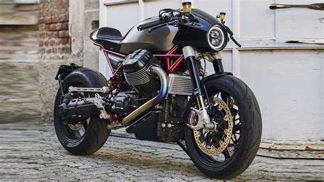 Moto Guzzi Griso Is Transformed Into A Modern Café Racer By Blacktrack