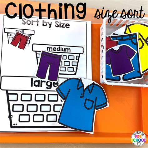 clothing activities and centers - Pocket of Preschool