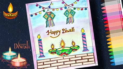 Diwali Drawing For Class 3