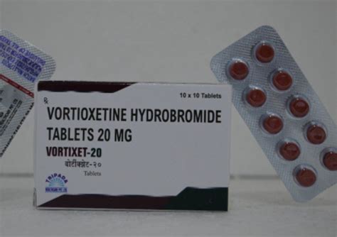 Vortixet Vortioxetine Mg Tablet At Rs Stripe Trintellix In