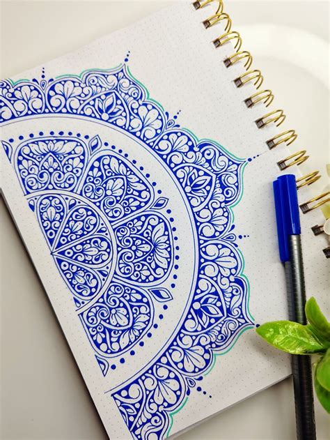 Mandala Zentangle Pas Pas Faciles Motifs Mandala Fiches D