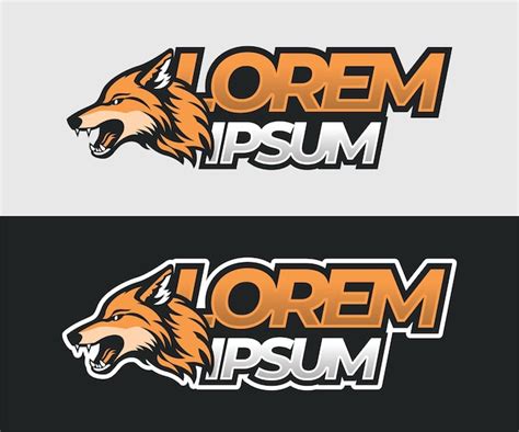 Premium Vector Fox Head Logo Illustration Esport Gamer Team Logo