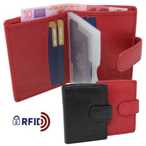 Leder Minib Rse Geldb Rse Geldbeutel Kartenb Rse Etui Damen Herren Rfid