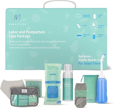 Mama Wish Postpartum Essentials Kit For Mom Post Partum Recovery