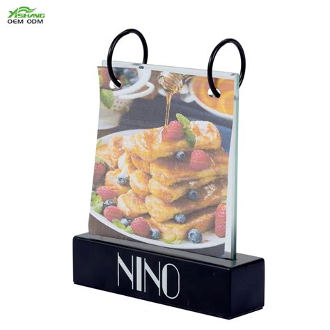 Retail Store Restaurant Outdoor Food Menu Table Top Board Display Racks