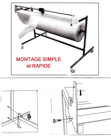 D Rouleur Coupeur Pour Film Bulles T Lescopique Rouleau Papier Film