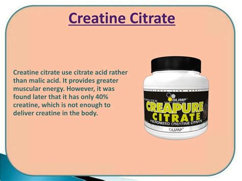 PPT - Different Types of Creatine PowerPoint Presentation, free ...