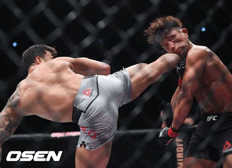 뒤돌려차기 한 방에 무너졌다 마동현 Ufc 데뷔전서 판정패 네이트 스포츠