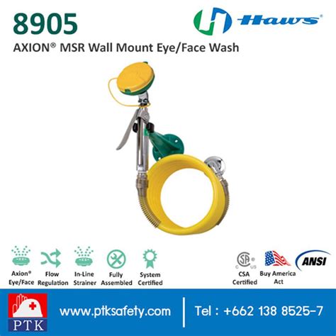 Axion Msr Wall Mount Eye Face Wash Ennxo