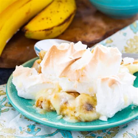 Banana Pudding with Meringue - Spicy Southern Kitchen