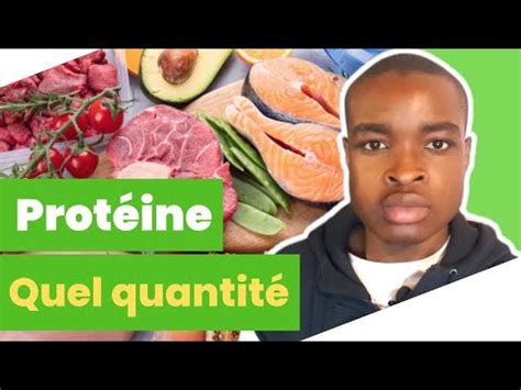 Quel quantité de protéines consommer chaque jour YouTube