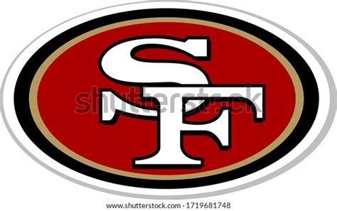 San Francisco 49ers Logo American Football Stock Vector (Royalty Free) 1719681748 | Shutterstock