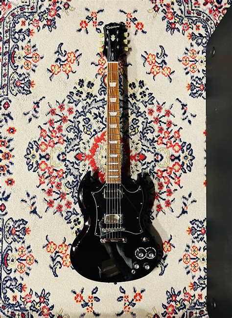 Epiphone G 400 Pro Ebony Reverb