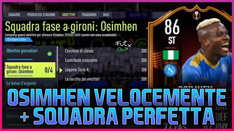 Come Fare Osimhen Velocemente Squadra Perfetta Fifa 22 Youtube