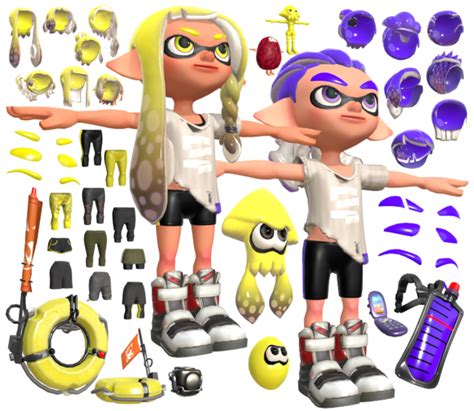 Files3 Inkling Modelspng Inkipedia The Splatoon Wiki