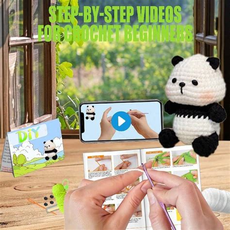 Diy Panda Tier H Kelset F R Anf Nger Amigurumi Gef Llte Pflanzen