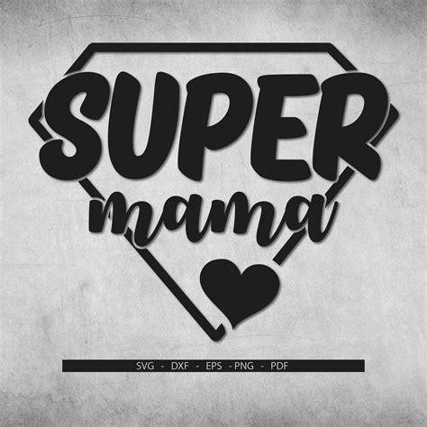 Super Mama SVG mamá vida svg super madre svg supermama svg Etsy México