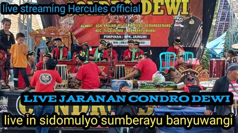 Live Straming Jaranan Condro Dewi Di Sidomulyo Sumberayu Banyuwangi