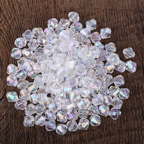 Aliexpress.com : Buy 220pcs 8mm*8mm Transparent Spacer Beads Beading ...