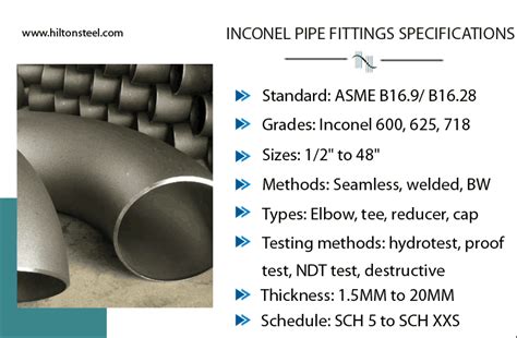 Inconel Pipe Fittings Astm B Uns N Elbow Dimensions