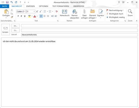 Outlook Abwesenheitsnotiz Einstellen So Wirds Gemacht Hot Sex Picture