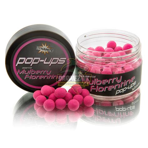 Kulki Dynamite Baits Fluoro Pop Ups 12mm Mulberry Florentine Sklep