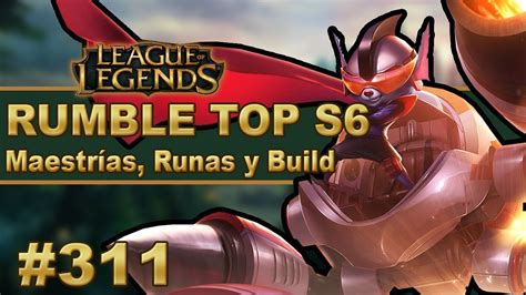 Rumble Top Gu A Maestrias Runas Y Objetos Build V Deo Gameplay