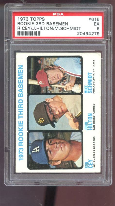 Topps Rookie Third Basemen Mike Schmidt Rc Psa Graded