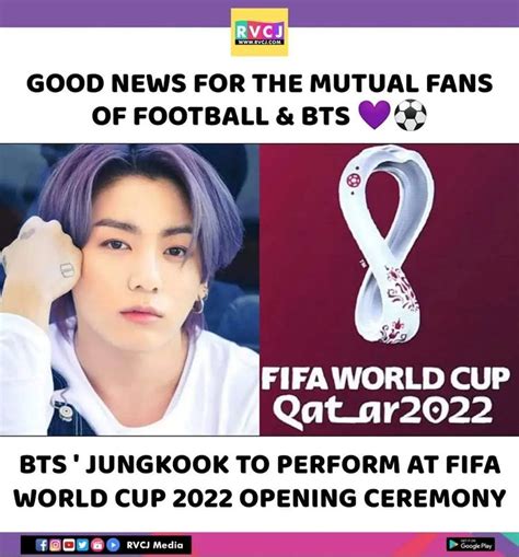 Proud Moment For Army Bts Jungkook To Perform At Fifa World Cup