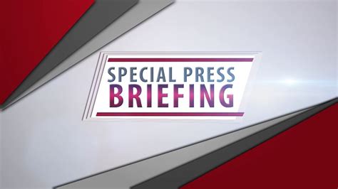 Special Press Briefing Office Of The Prime Minister October 28