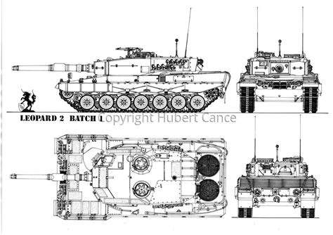 "Leopard 2 Batch 1" (Original art by Hubert Cance) | Army tanks, Tank ...