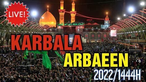 Live 🔴 Karbala Arbaeen Millions Arrive At Karbala Roza Imam Hussain As And Hazrat Abbas As