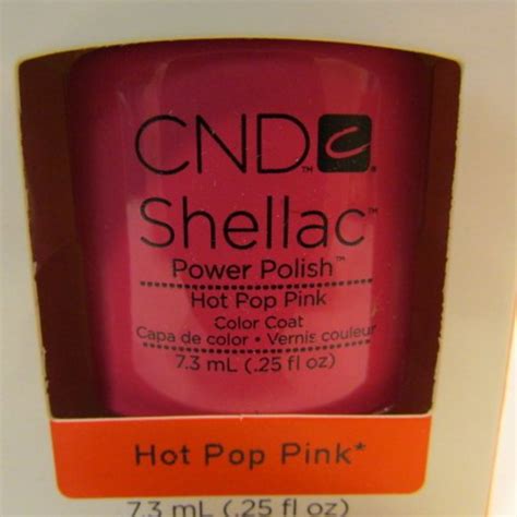 Creative Nail Design Makeup Cnd Shellac Brand Color Coat Hot Pop Pink 25 Oz Poshmark