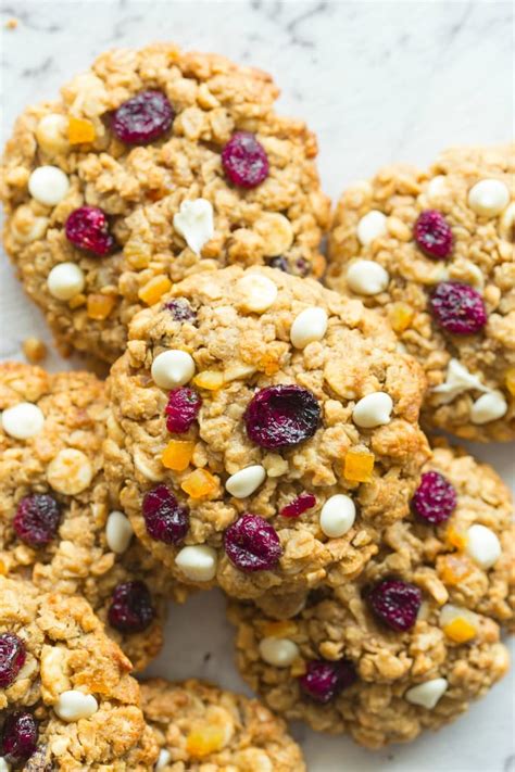 Cranberry Orange Oatmeal Cookies {gluten Free Vegan Flourless}