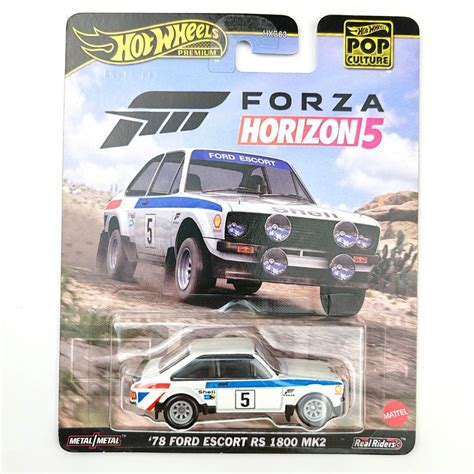 Машинка коллекционная Mattel Hot Wheels Премиум автомобиль Поп культура HXD Ford Escort RS