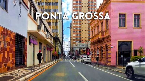 Dirigindo Pelo Centro De Ponta Grossa Pr Youtube