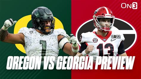 Georgia Bulldogs Vs Oregon Ducks Previewprediction Cfb Week 1 Kirby