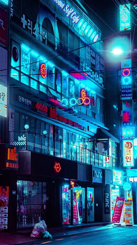 Pin De Евгения Гилемханова En Цветовые схемы Ciudad Cyberpunk Fotos De Fondo De Pantalla