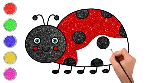 Joaninha Desenho Facil - Aprenda a desenhar uma joaninha | Tutorial de desenho fácil para ...