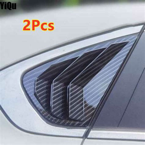 New For Kia Forte K Carbon Fiber Side Vent Window Scoop